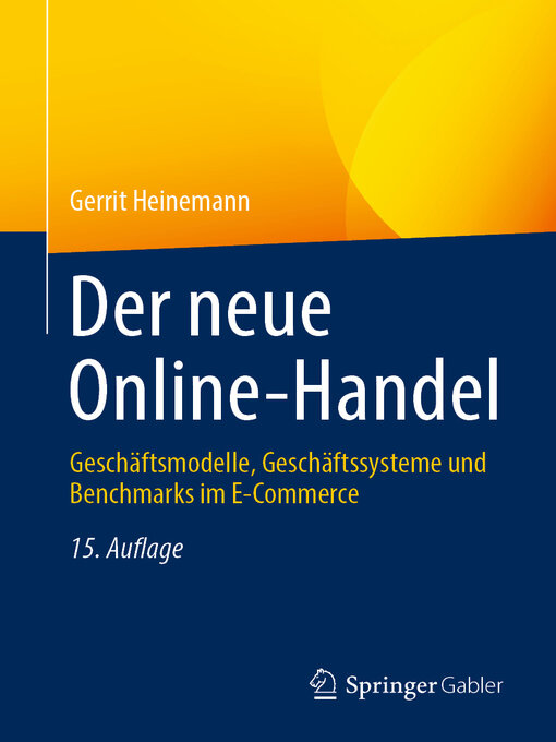 Title details for Der neue Online-Handel by Gerrit Heinemann - Wait list